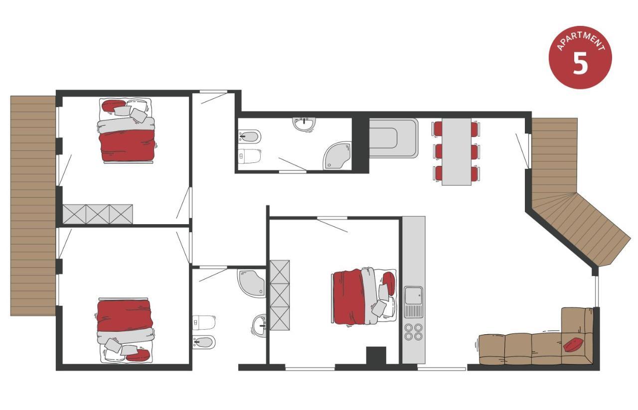 Peil Highend-Basic Apartments San Candido Quarto foto